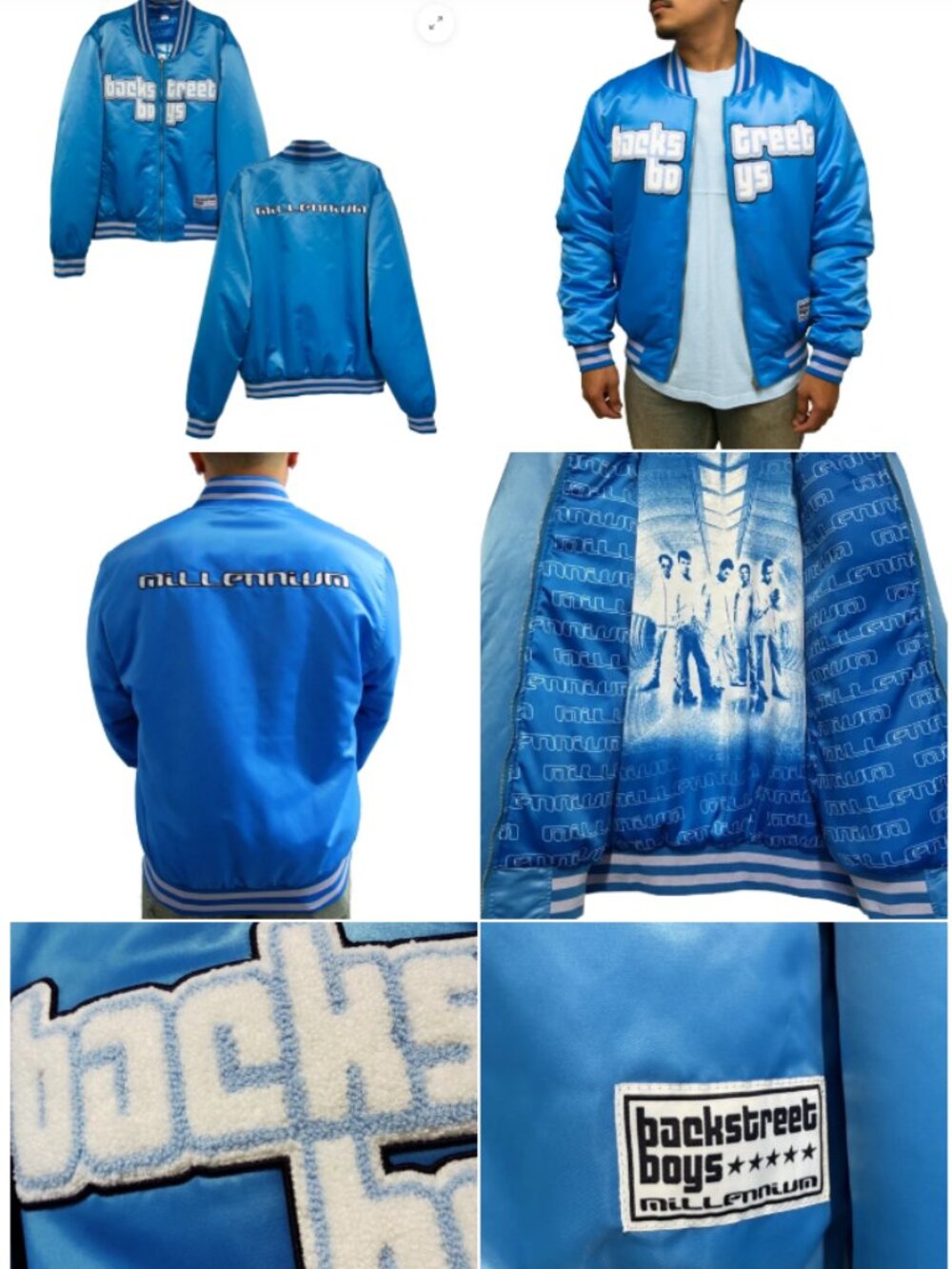 Backstreet Boys Reversible Bomber Jacket